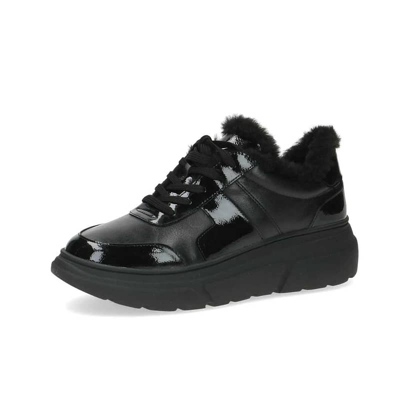 Ocieplane sneakersy Caprice 9-23704-41-019 Black